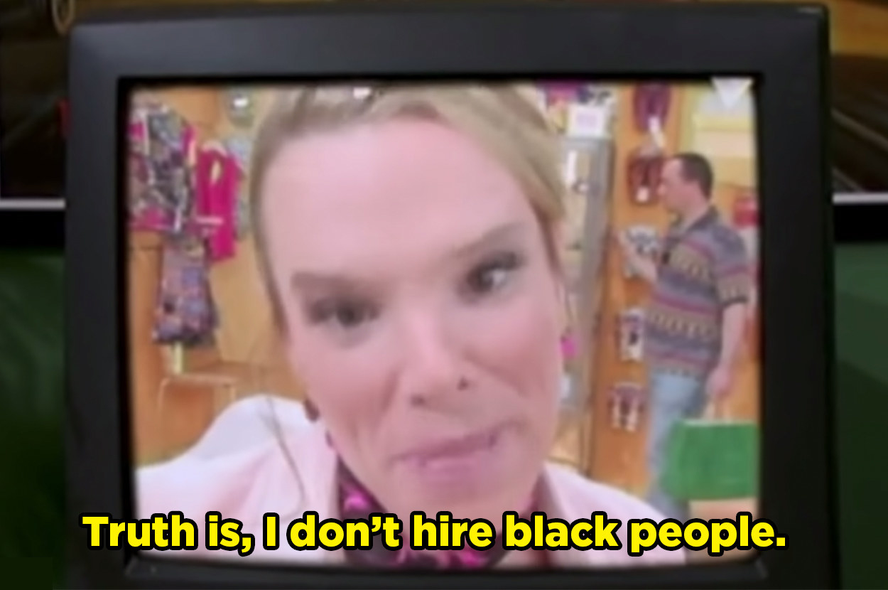 A store manager says &quot;Truth is, I don&#x27;t hire black people.&quot;
