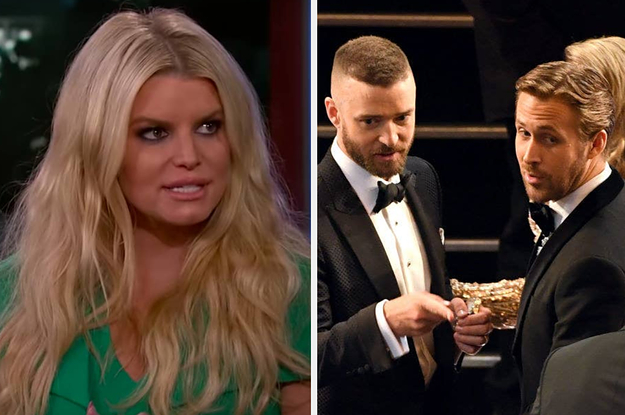 Jessica Simpson Says Justin Timberlake Kissed Her To Win A Bet With Ryan Gosling And It's Kinda Uncomfortable