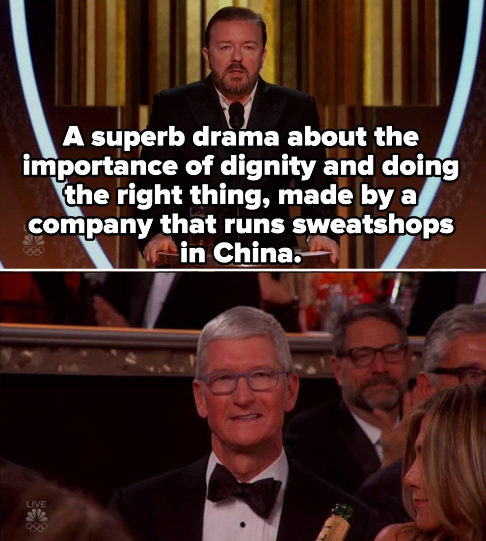 All Of Ricky Gervais' Best Jokes Of The 2020 Golden Globes