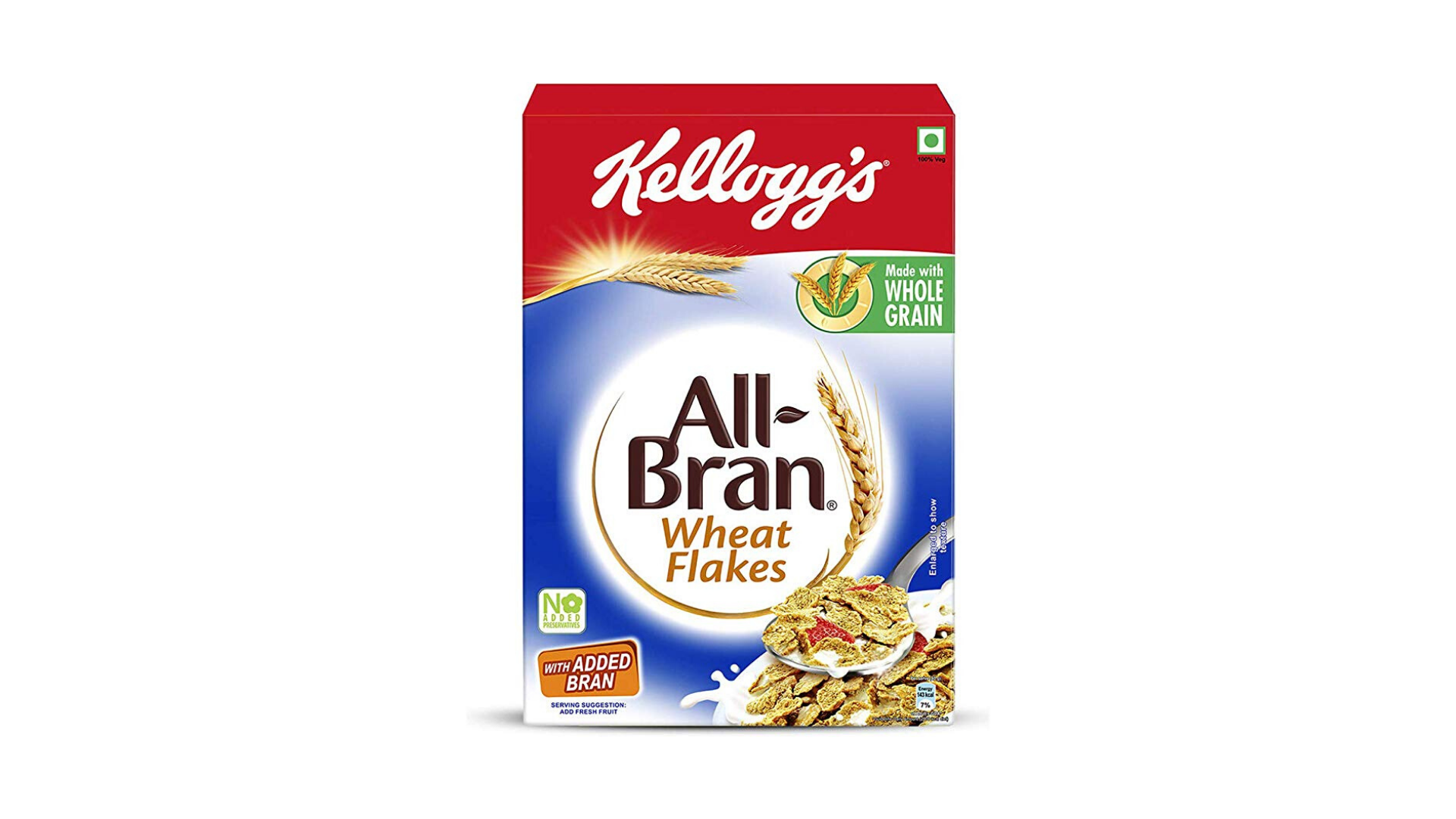 A packet of All-Bran Wheat Flakes from Kellogg&#x27;s.