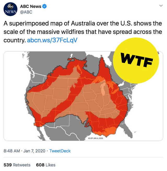 Viral Bushfire Maps Are Spreading Confusing Information