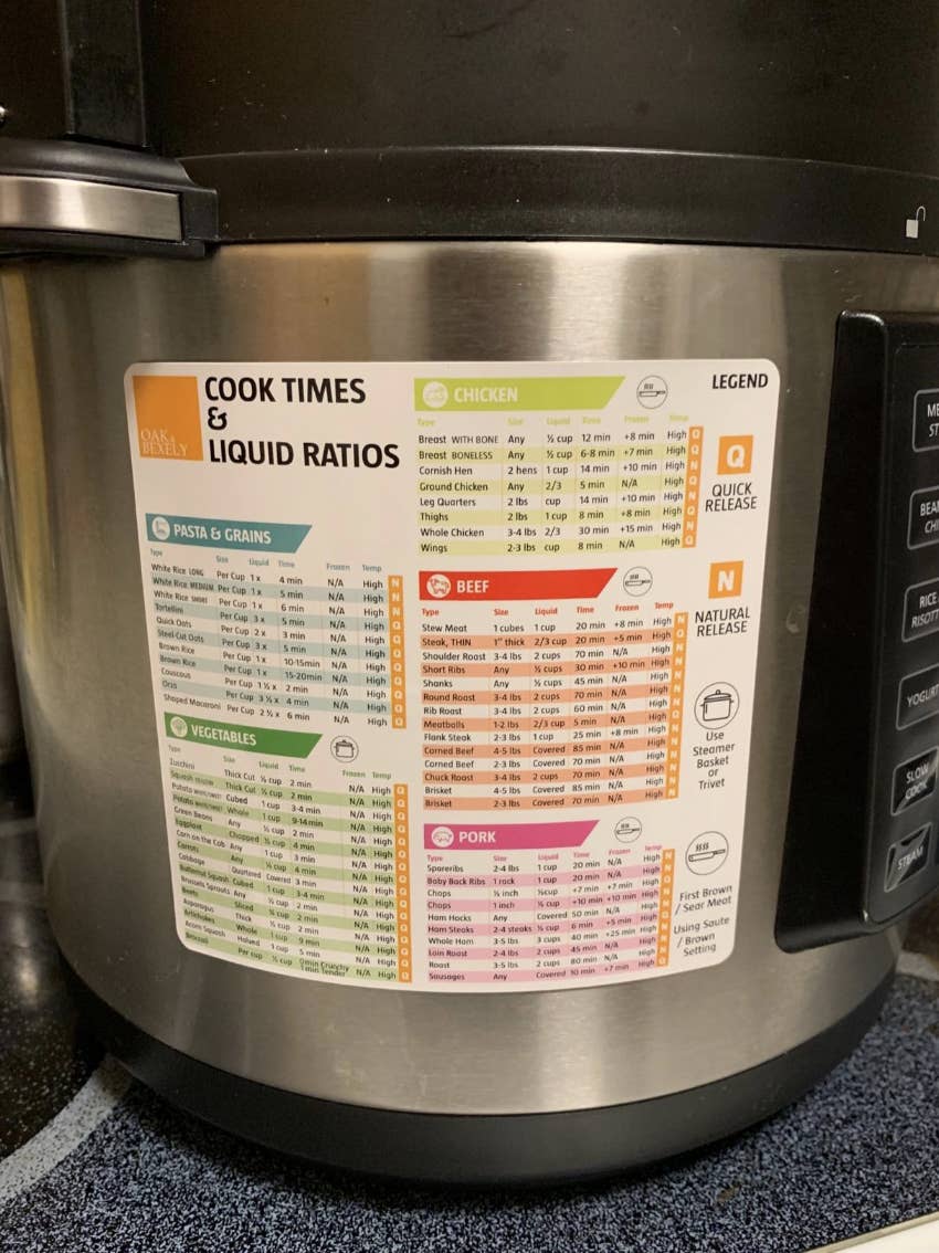 Shoppers Swear By the Instant Pot Cheat Sheet Cutting Board
