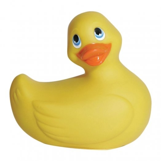the toy, which looks like a classic rubber duck