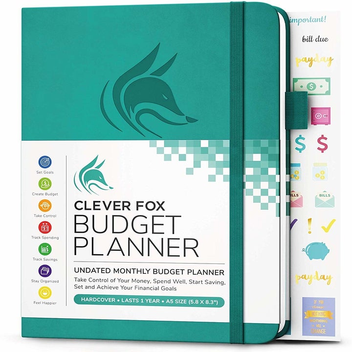 a blue green budget planner