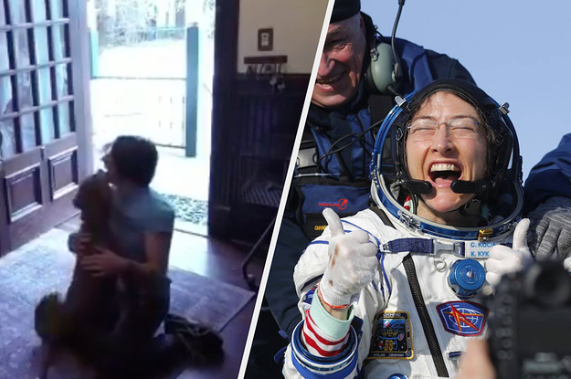 An Astronaut Spent 328 Days In Space And Then Posted A Video Of Her Reunion With Her Dog