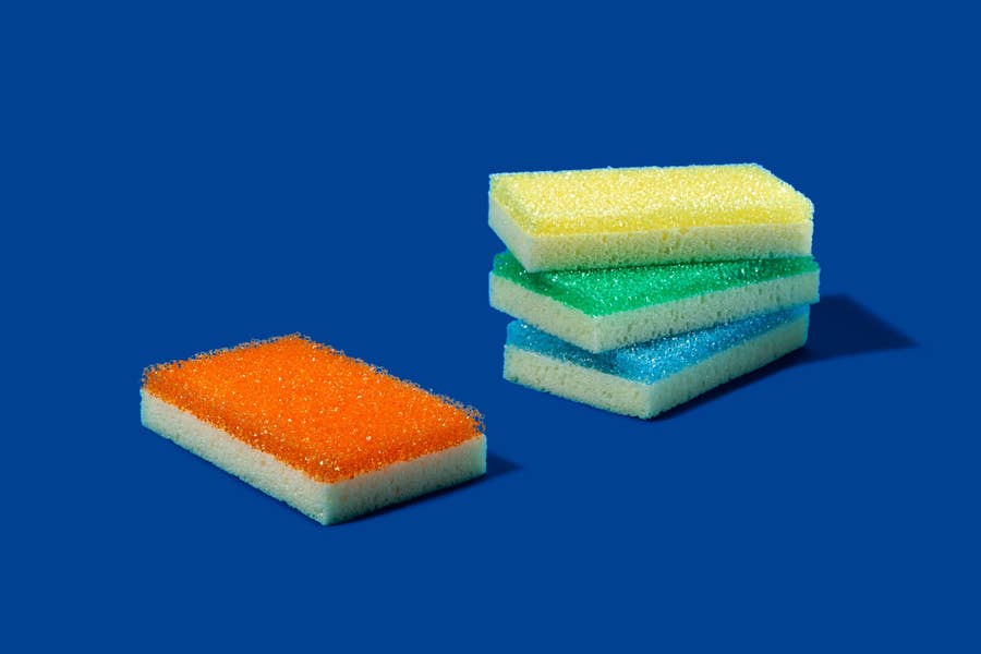 50 Pack Scrub Sponges, Small Dish Sponges for Kitchen, Sponges for