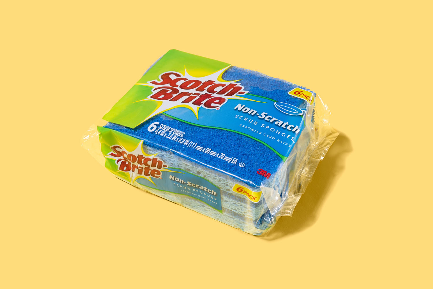 Scotch-Brite Sponge with scouring pad Polymer Foam Sponge with