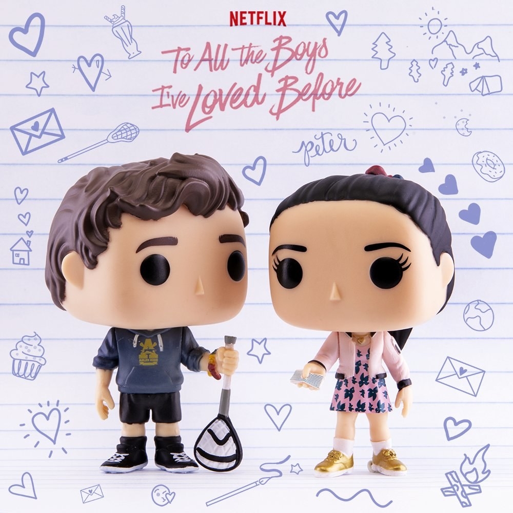 TO ALL THE BOYS I'VE LOVED BEFORE FUNKO POP VINYL FIGURES LARA JEAN PETER NEW 