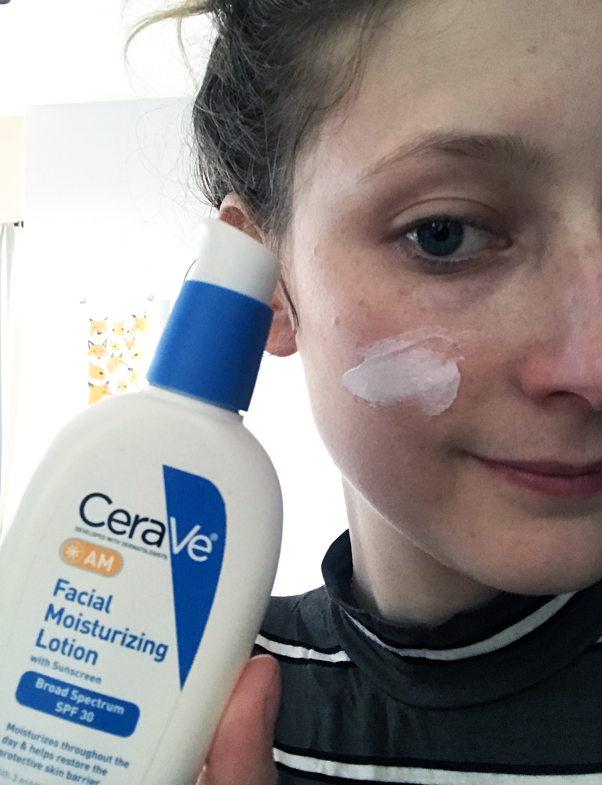 cerave am white cast