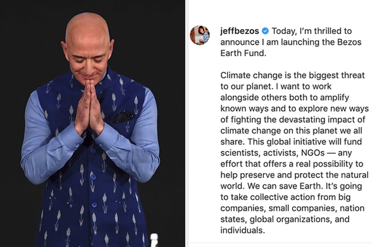 Jeff Bezos commits $10 billion to fight climate change