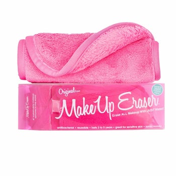 Pink washcloth