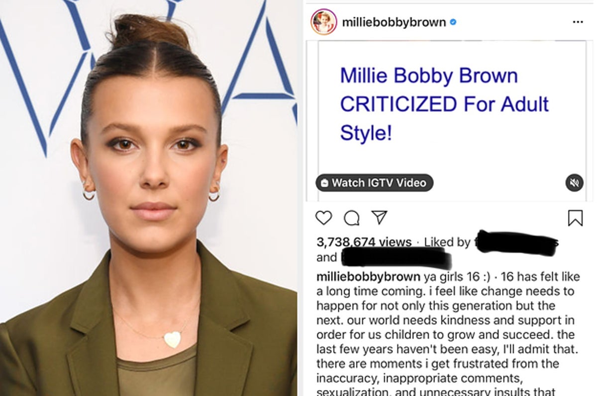 Www Sexvideo Girls16 - Millie Bobby Brown Called Out The Media For \