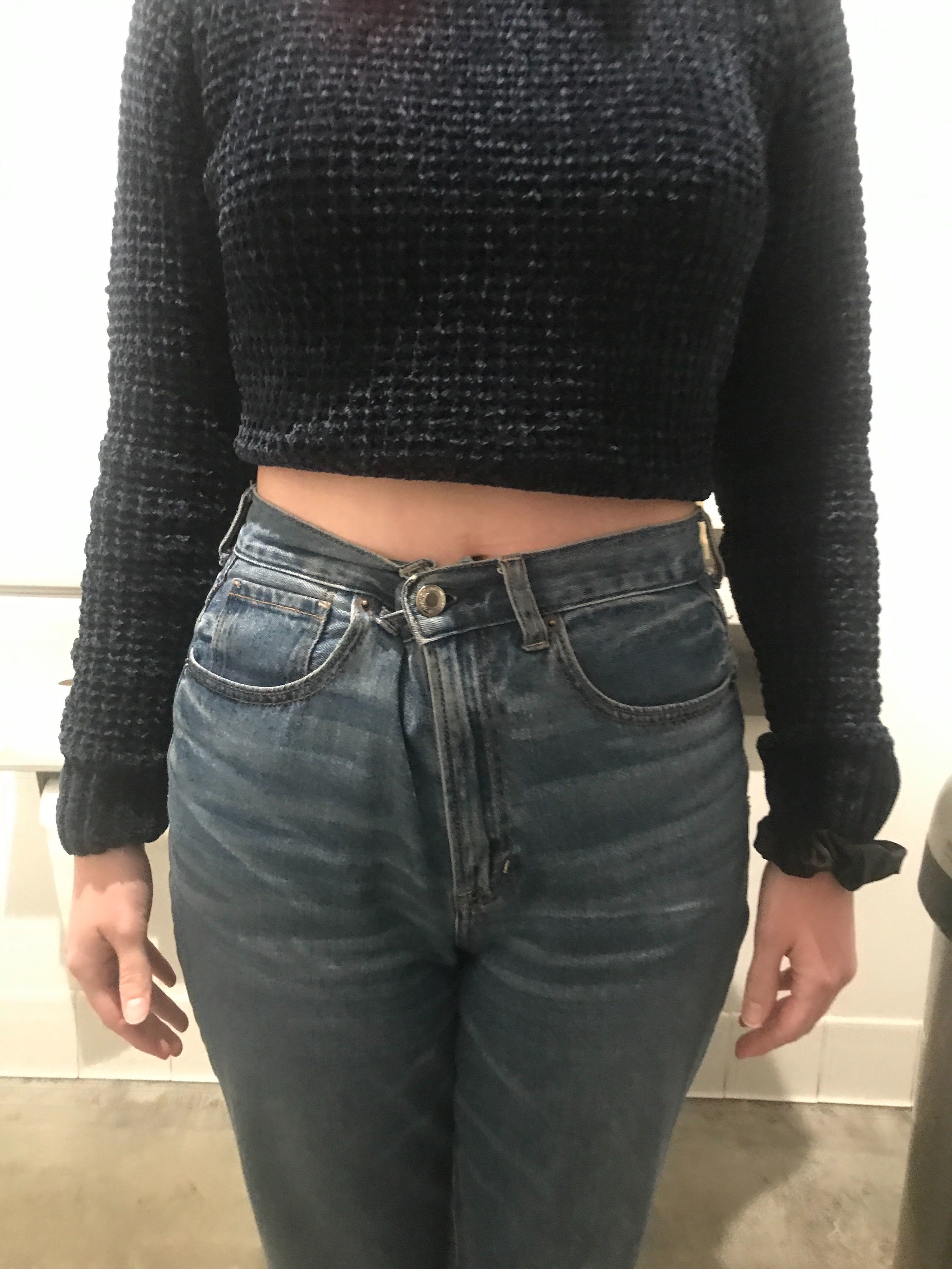 I Tried the Viral TikTok Jean Hack to Make Baggy Jeans Fit