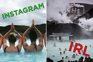 A Lagoa Azul islandesa é bem diferente na realidade das suas fotos no Instagram