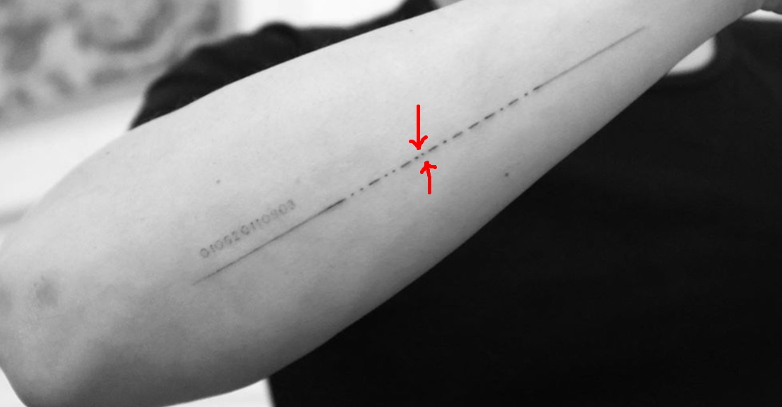 Orlando Bloom Gets Misspelled Morse Code Tattoo Fixed: Pics | Us Weekly