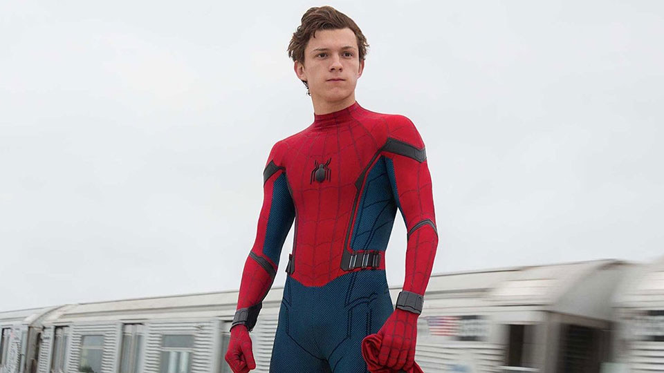 Tom in the Spider-Man outfit