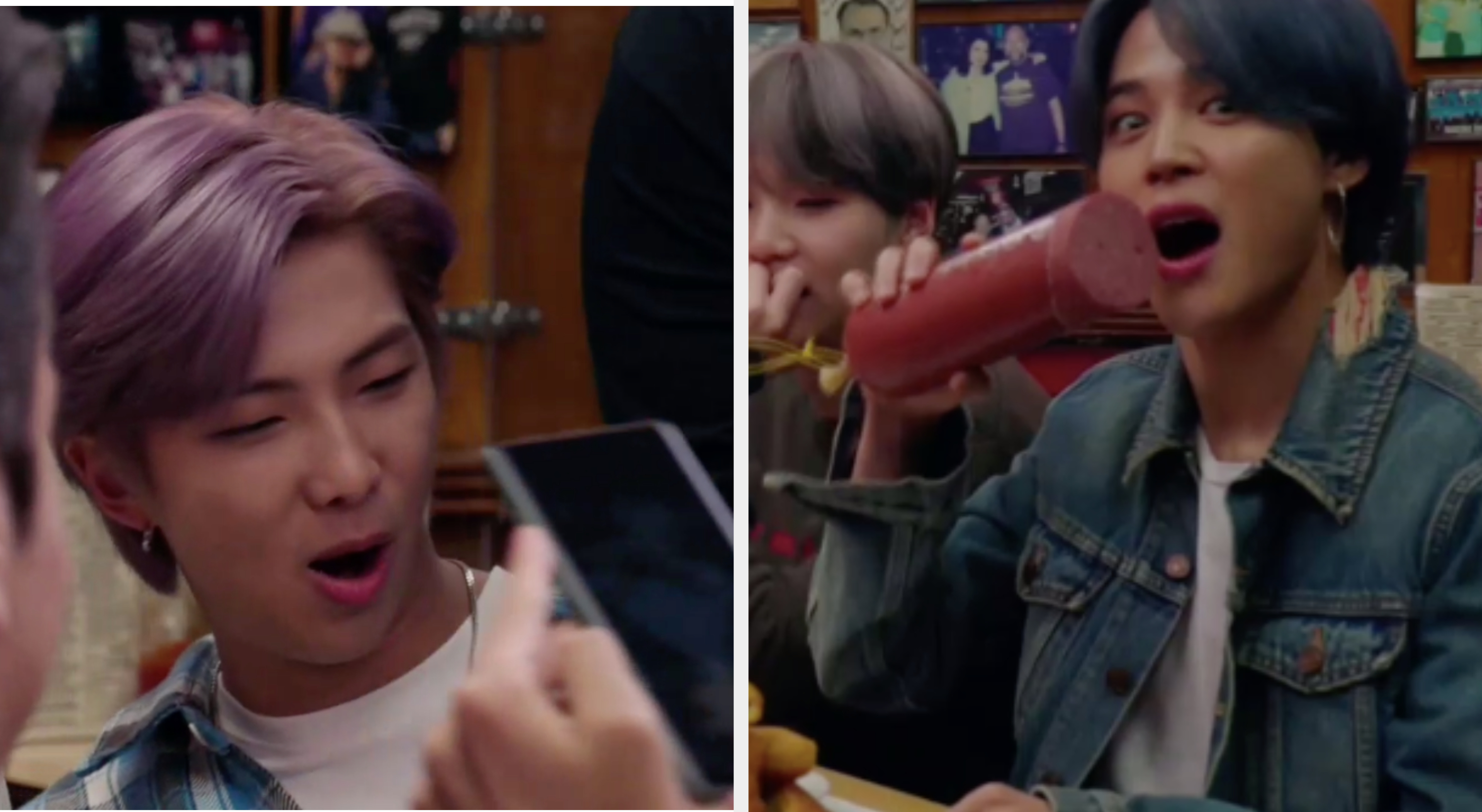 防弾少年団(BTS) - sandwich BTS and Jimmy Serve Katz's Deli Pastrami Sandwiches in NYC