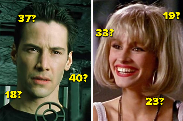 Only 10% Can Guess The Ages Of These Famous Actors In Their Iconic Roles