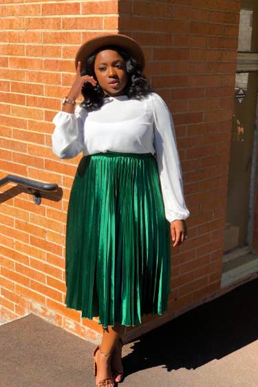 Plus size sales midi skirt quotes