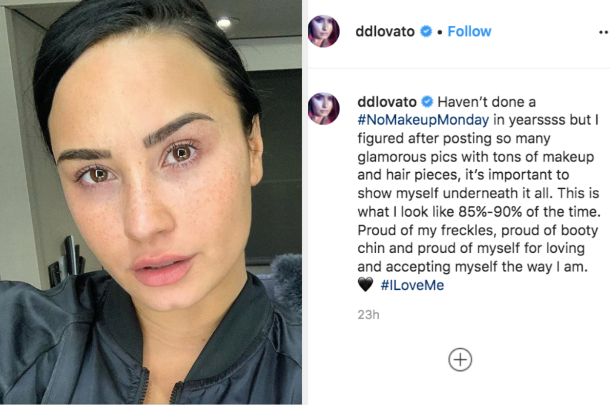 Demi Lovato Without Makeup Before And After 2022