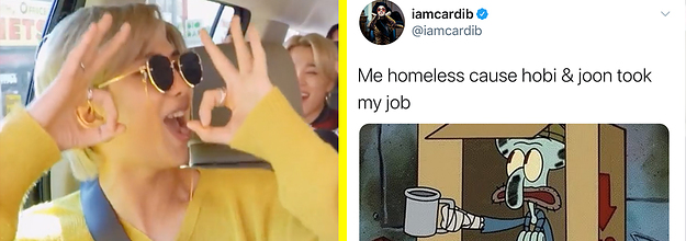 bts finally did carpool karaoke with james corden and their rapping even had cardi b shook bts finally did carpool karaoke with james corden and their rapping even had cardi b shook