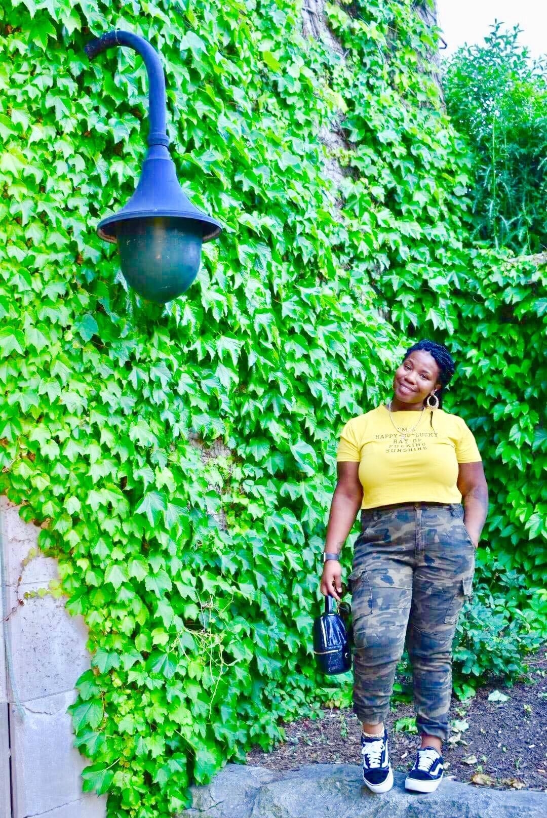 Plus size yellow camo cheap pants