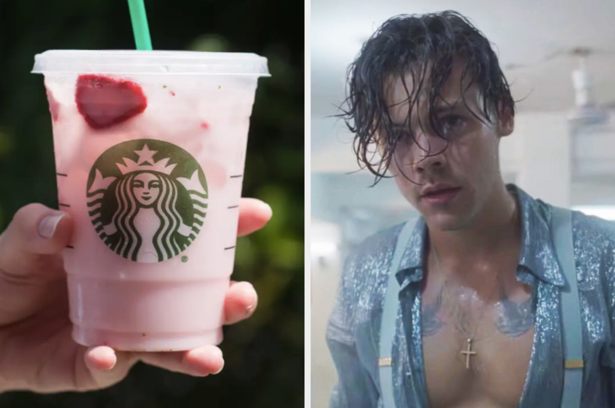 Harry Styles Starbucks Cold Cup 
