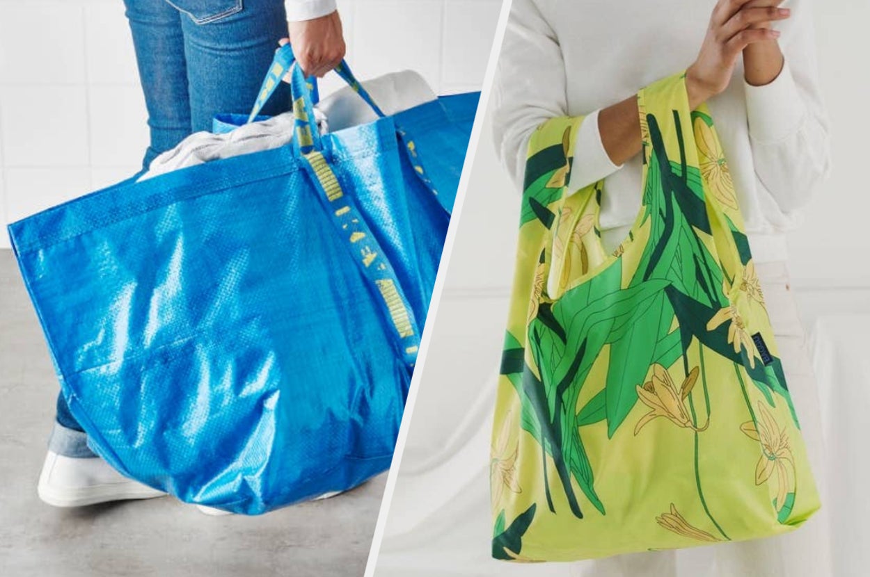 People Using Plastic Substatutes Bags