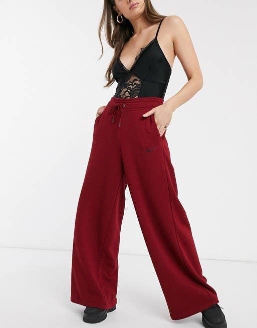 Lovely Red Pants - Drawstring Pants - Red Edgy Joggers