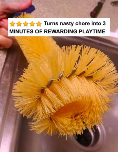 Reviewer photo of garbage disposal brush