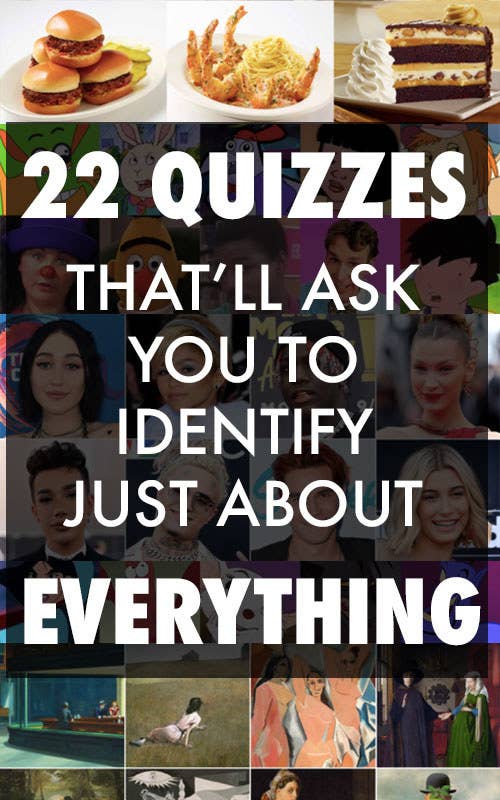 22 Quizzes To Take If You Just Love Identifying Stuff