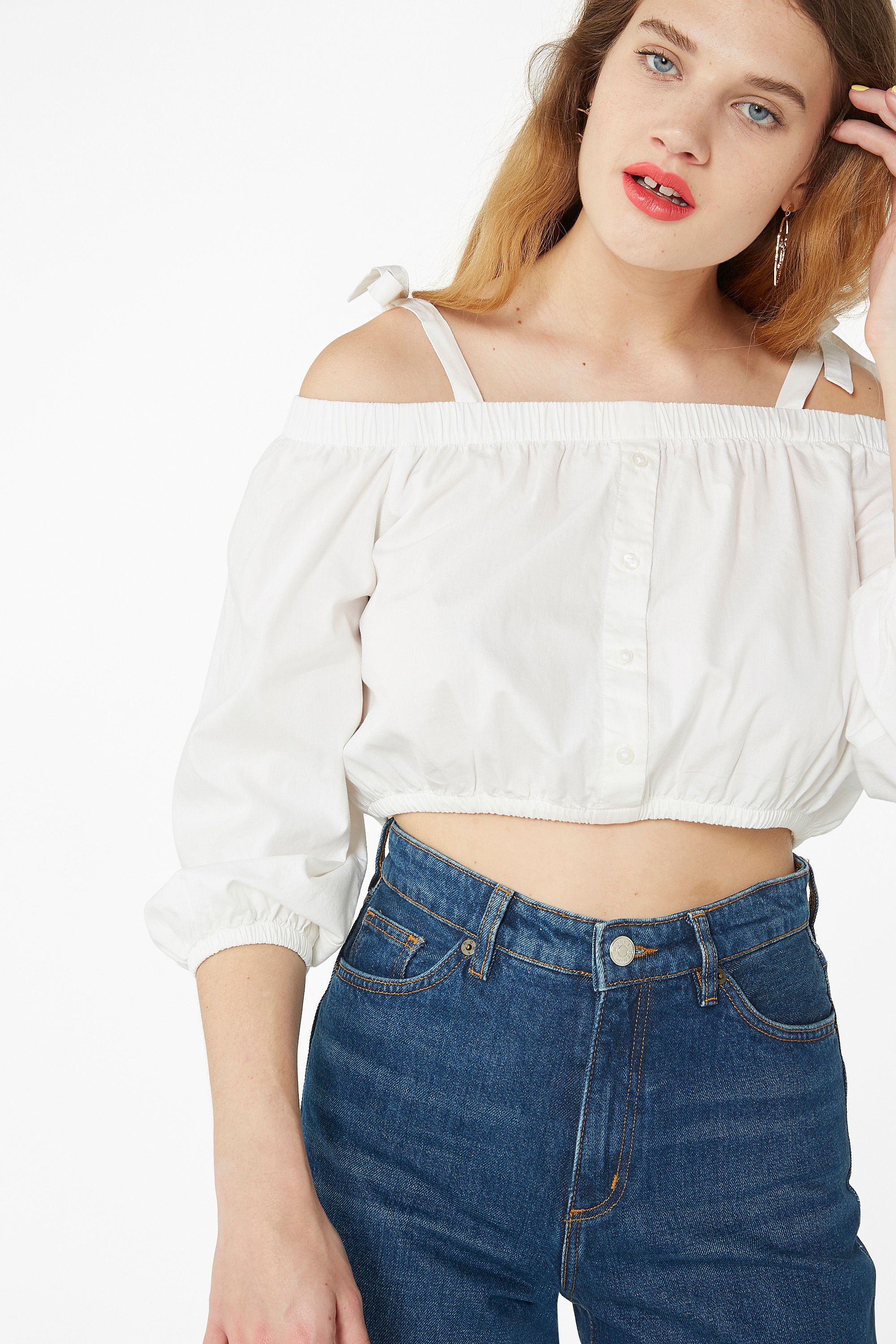 Monki best sale bardot top