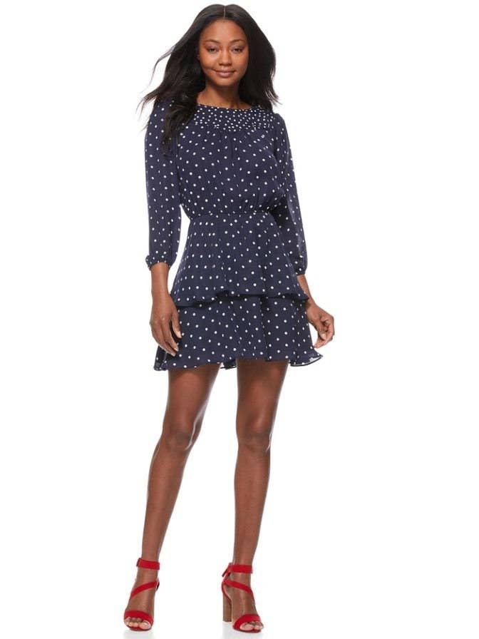 windsor mini dresses Drama Queen Strapless Ruffle Mini Dress