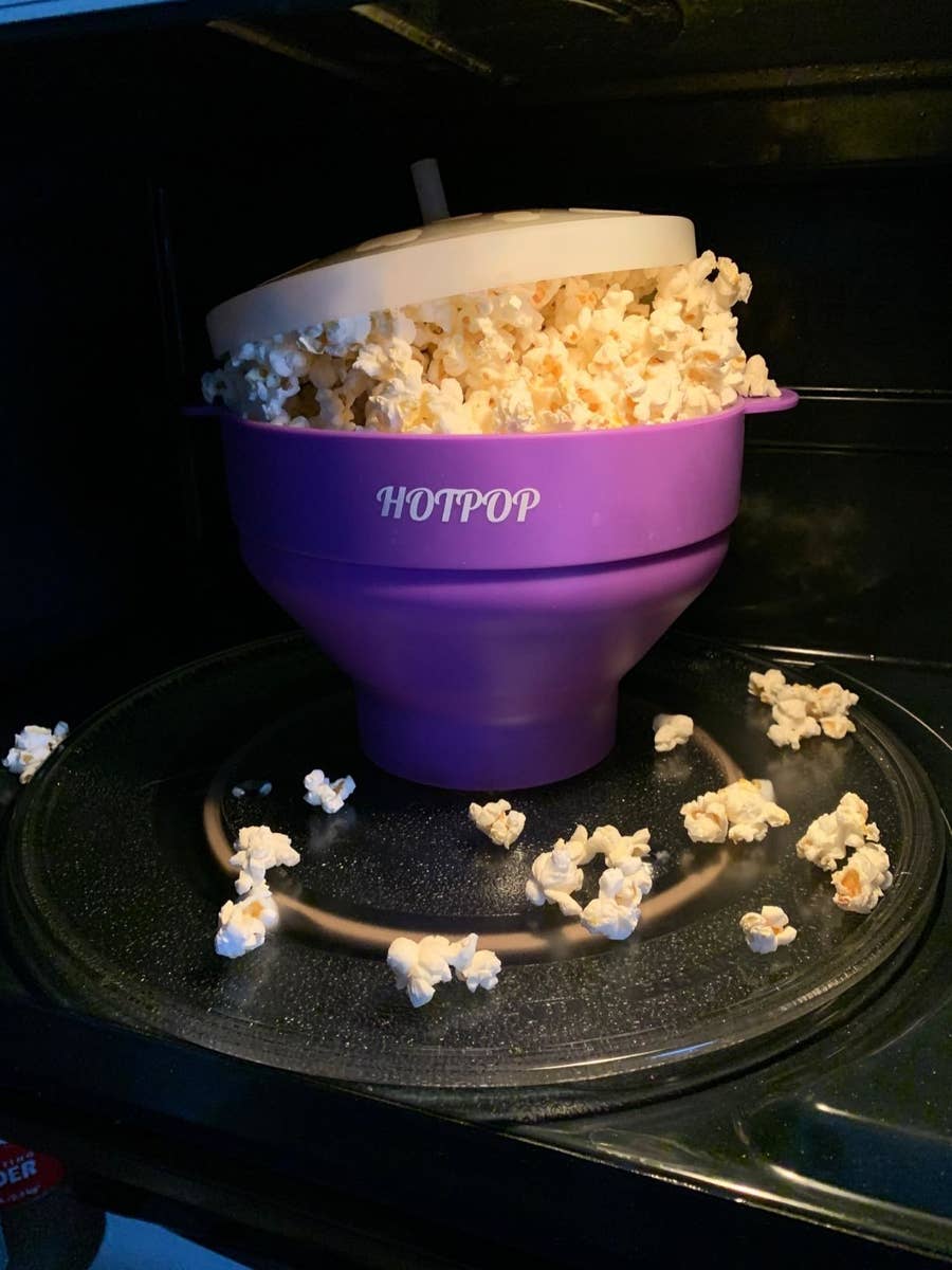 Hotpop Collapsible Silicone Microwave Popcorn Popper - Very Smart Ideas