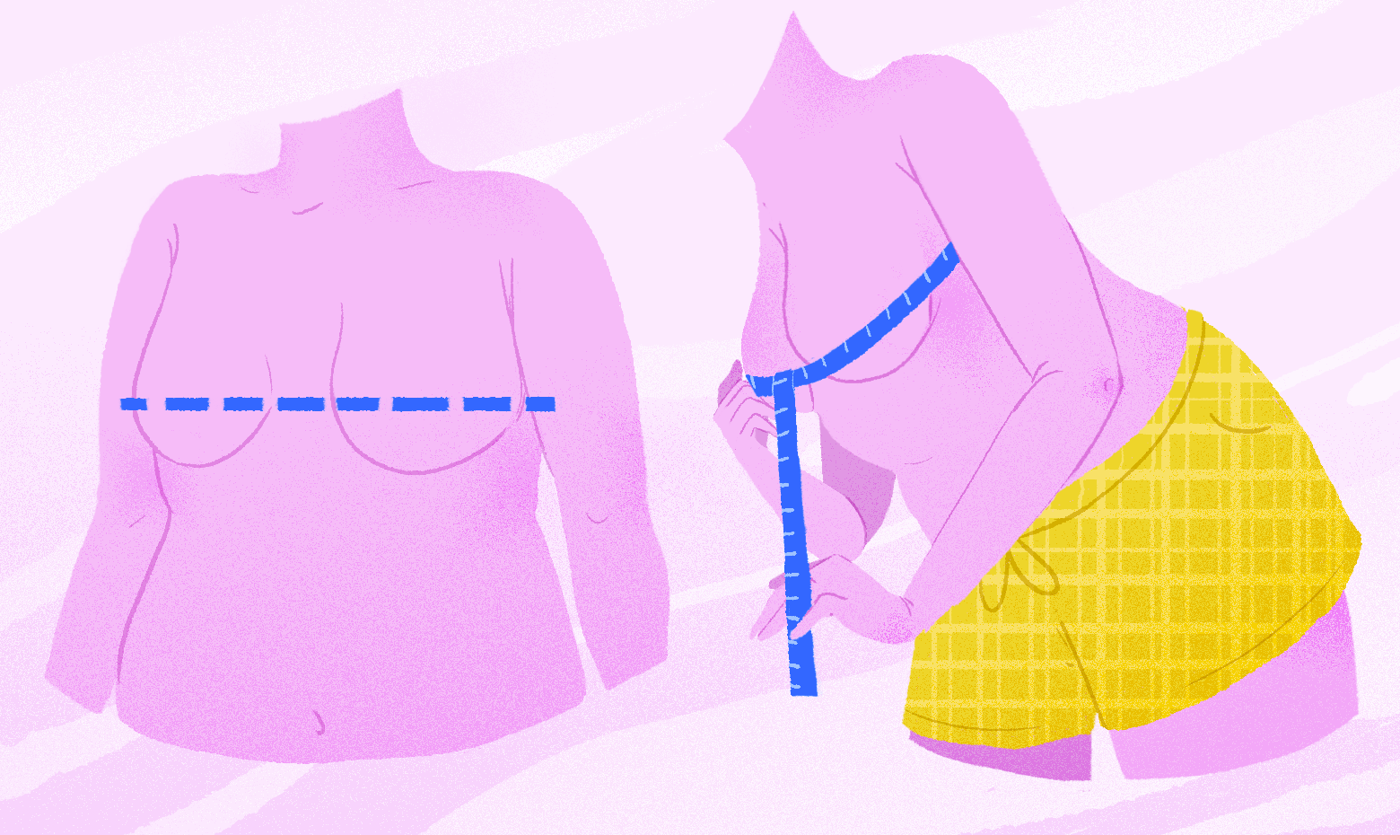 Easy Way To Measure Bra Size  Measure bra size, Bra sizes, Bra size charts
