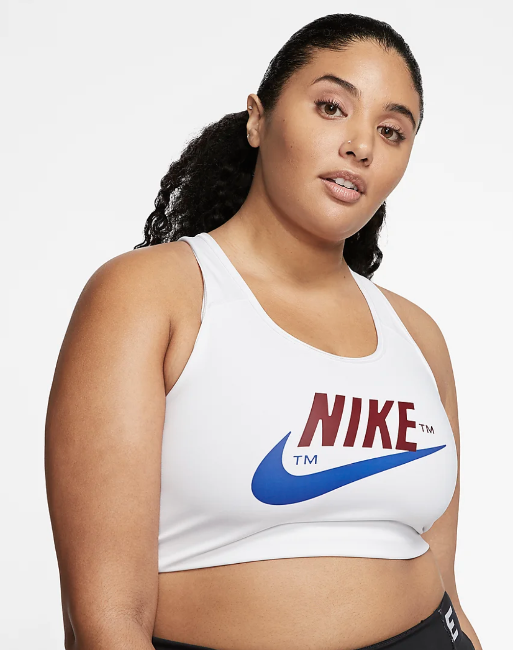 nike training indy bra in pink