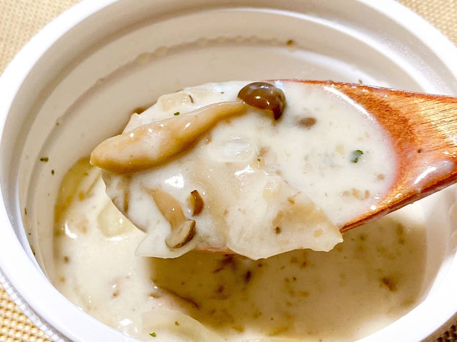 セブンさん天才 毎日食べてる きのこを大量投入した 神スープ が降臨してた