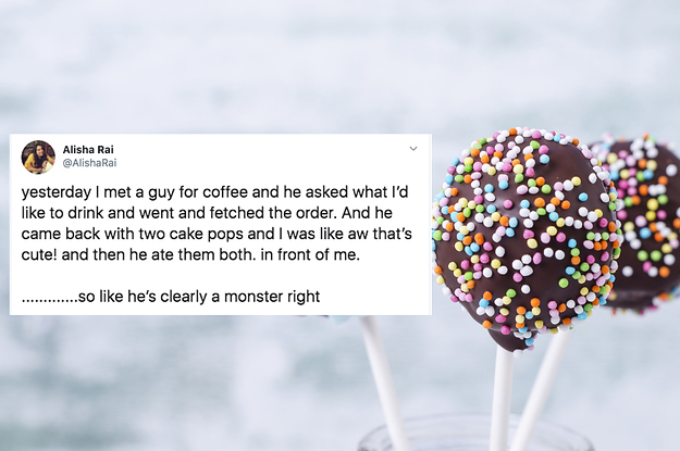 This Woman's Viral Tweet About Sharing Cake Pops Sparked A Debate About Dating Etiquette