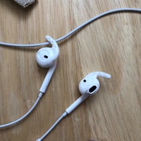 A closeup of the hooks on Ear Buds