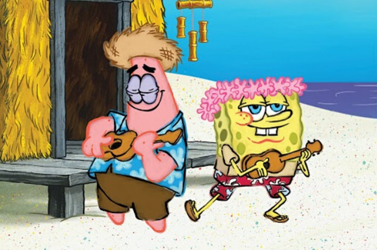 spongebob and patrick in love