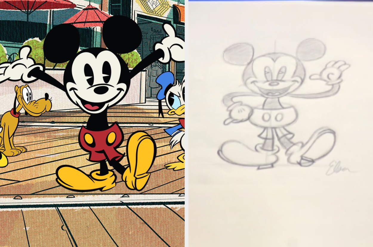 MICKEY AND MINNIE MOUSE | ORIGINAL SKETCH BY DON WILLIAMS | Lady Blue Eyes:  Property of Barbara and Frank Sinatra Online | 2018 | Sotheby's