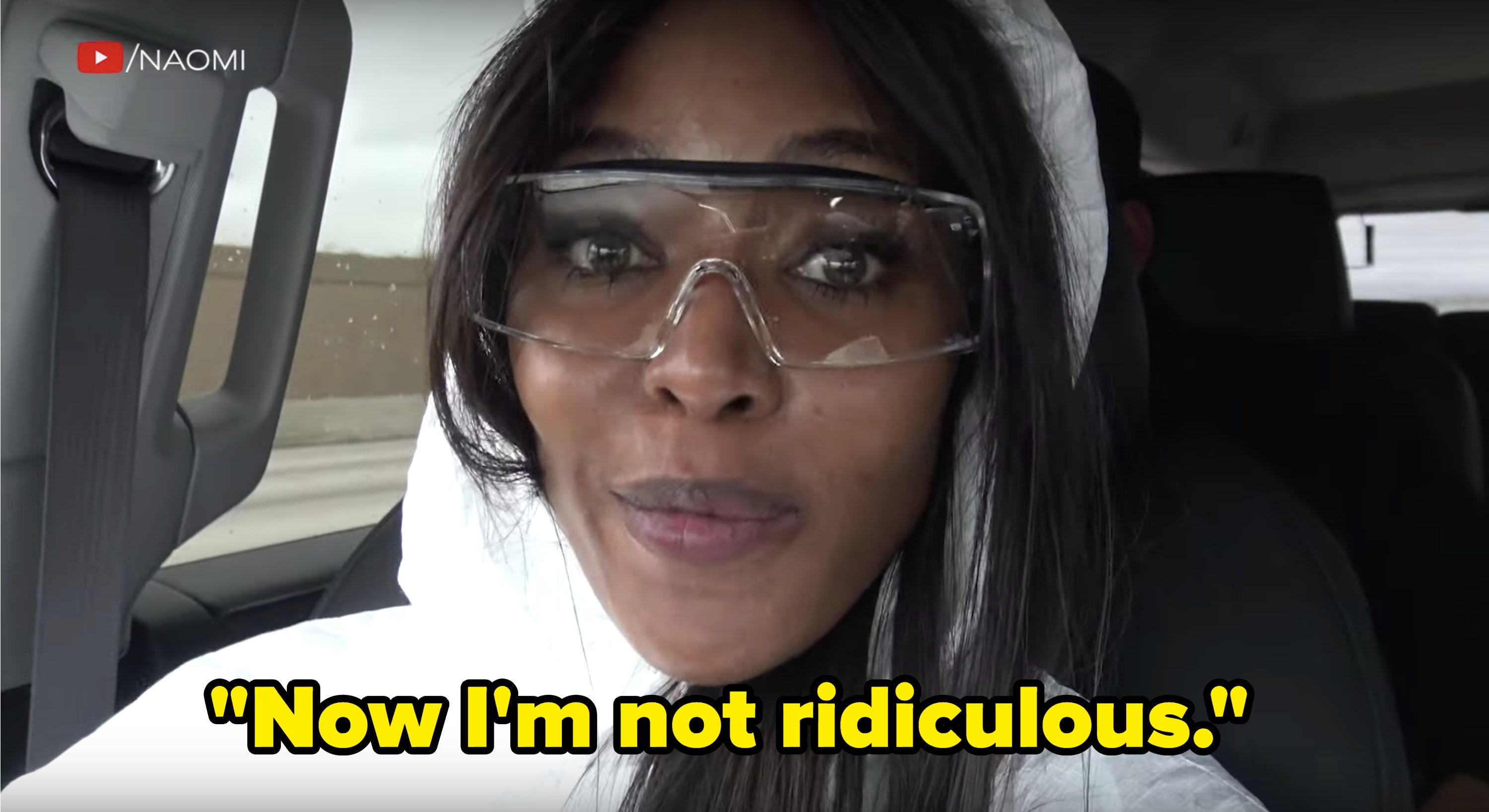 Naomi Campbell Explained Why She Wore A Hazmat Suit To Protect Herself  Against Coronavirus