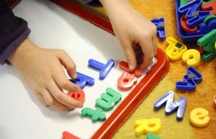 A primary school classroom