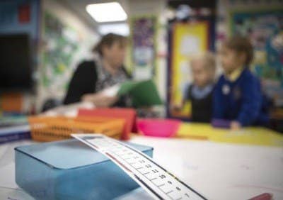 A primary school classroom