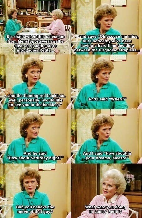 21 Hilarious Times That Blanche Got Dragged To Filth On The Golden Girls