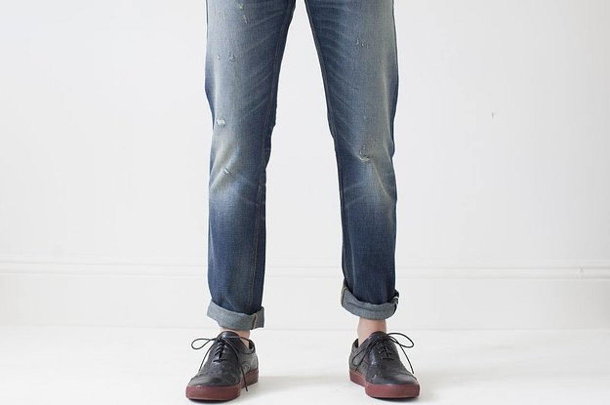 Monroe, Men's Skinny Fit Stacked Leg Denim Jeans, Vintage