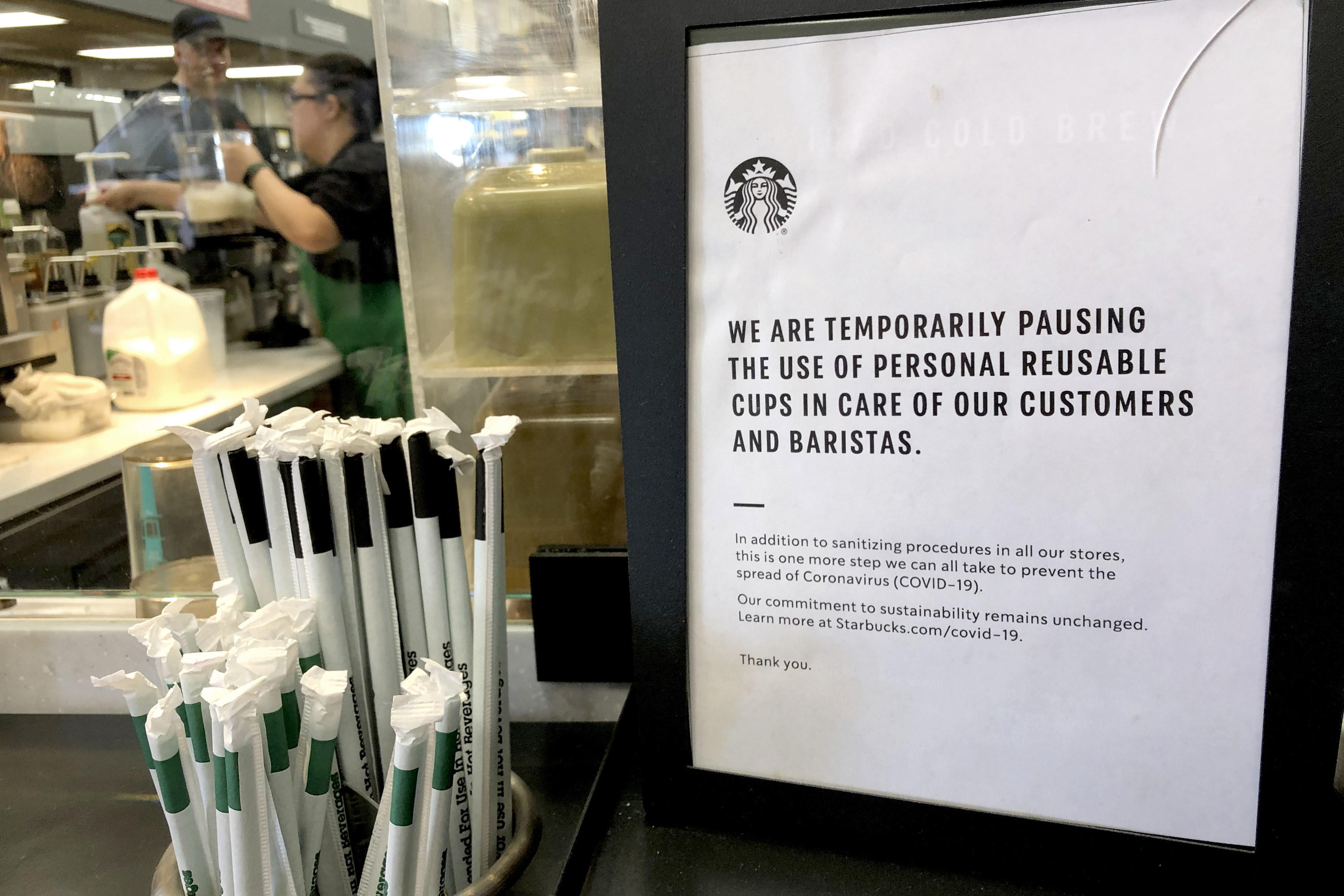Starbucks Baristas Have Been Told Not To Fill Reusable Cups As The  Coronavirus Spreads