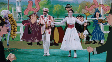burt and mary poppins dancing 