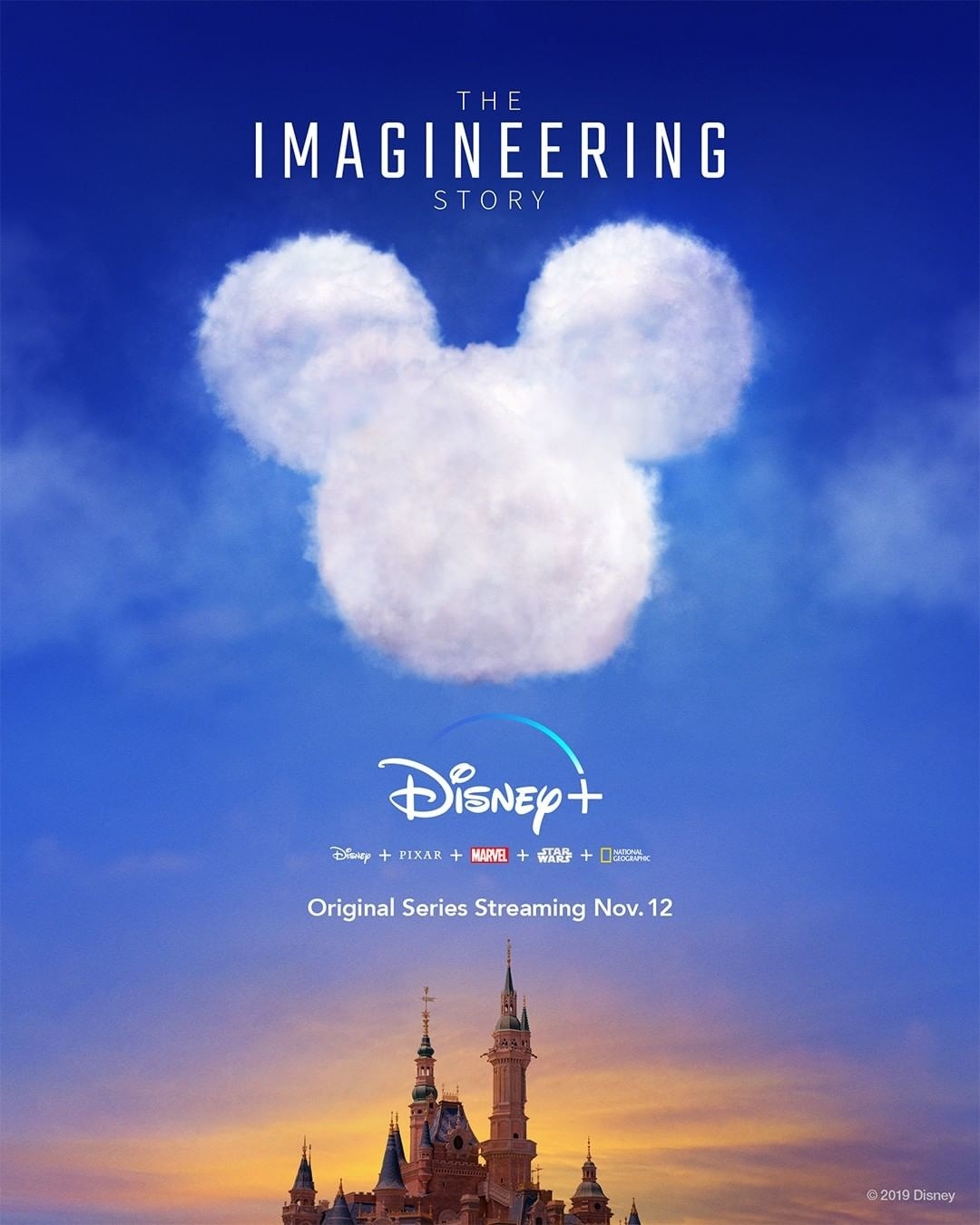 the poster for the imagineering story docu-series