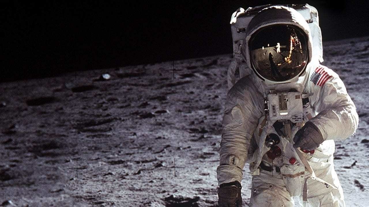 an image of an astronaut on the moon